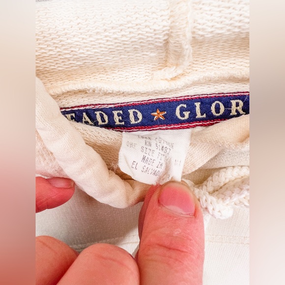 Vintage Faded Glory Gardening Motif Hoodie 100% Cotton - Picture 10 of 10